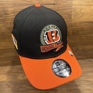 2022 Cincinnati Bengals New Era 39THIRTY NFL  On-Field Flex Fit Hat History S/M